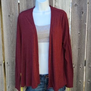 Maroon Open Cardigan from Old Navy
